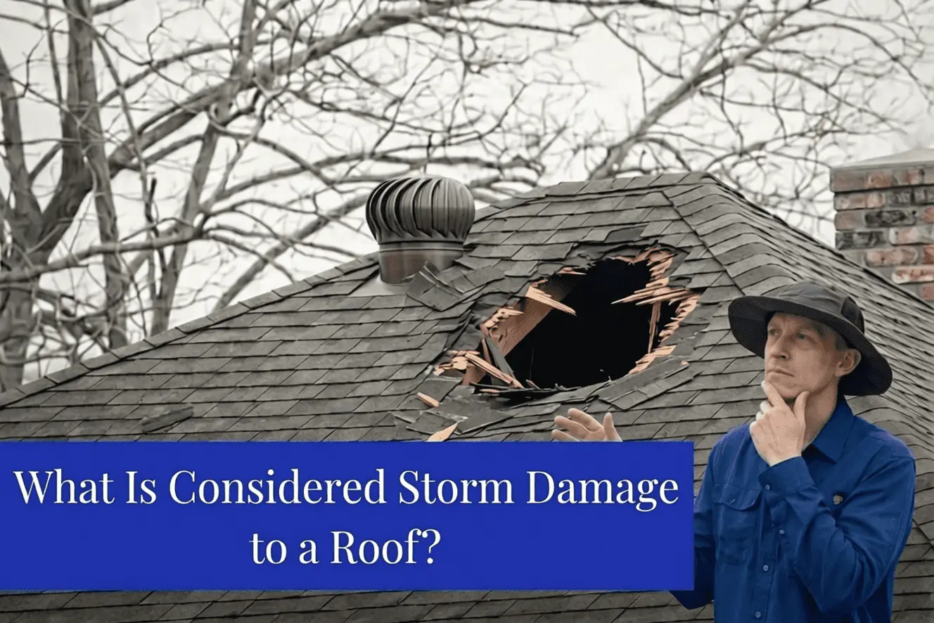 storm dmaged roof